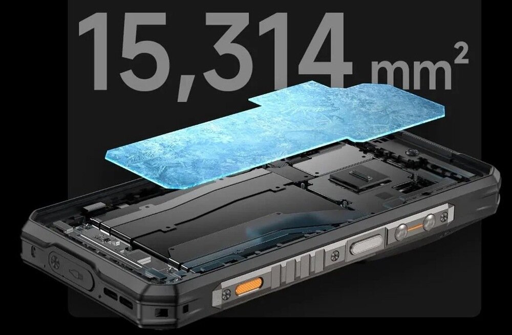 Smartfon ULEFONE Armor 28 Ultra Thermal chłodzenie CPU GPU stabilna wydajność