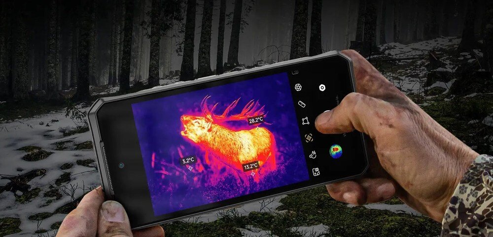 Smartfon ULEFONE Armor 28 Ultra Thermal ThermoVue Pro aplikacja obrazowanie FusionAI