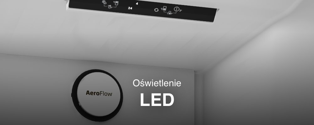 LODÓWKA BEKO B3RGNA354HXBR Oświetlenie LED widoczność oszczędność energii