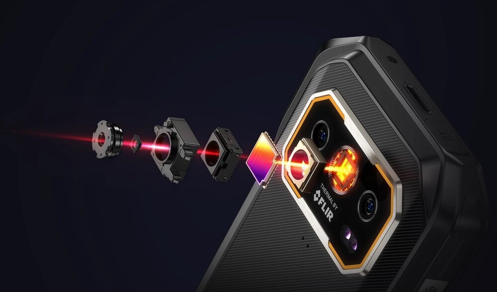 Ulefone Armor 27T kamera termowizyjna FLIR Lepton obrazowanie MSX VividIR