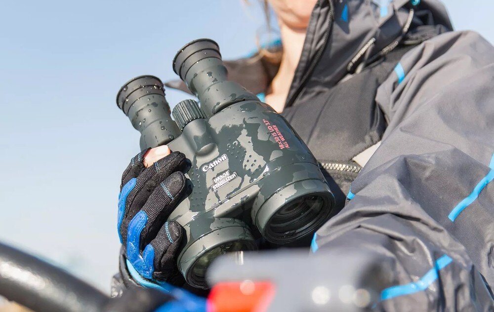Lornetka CANON 18x50 IS precyzyjna optyka stabilizacja obraz