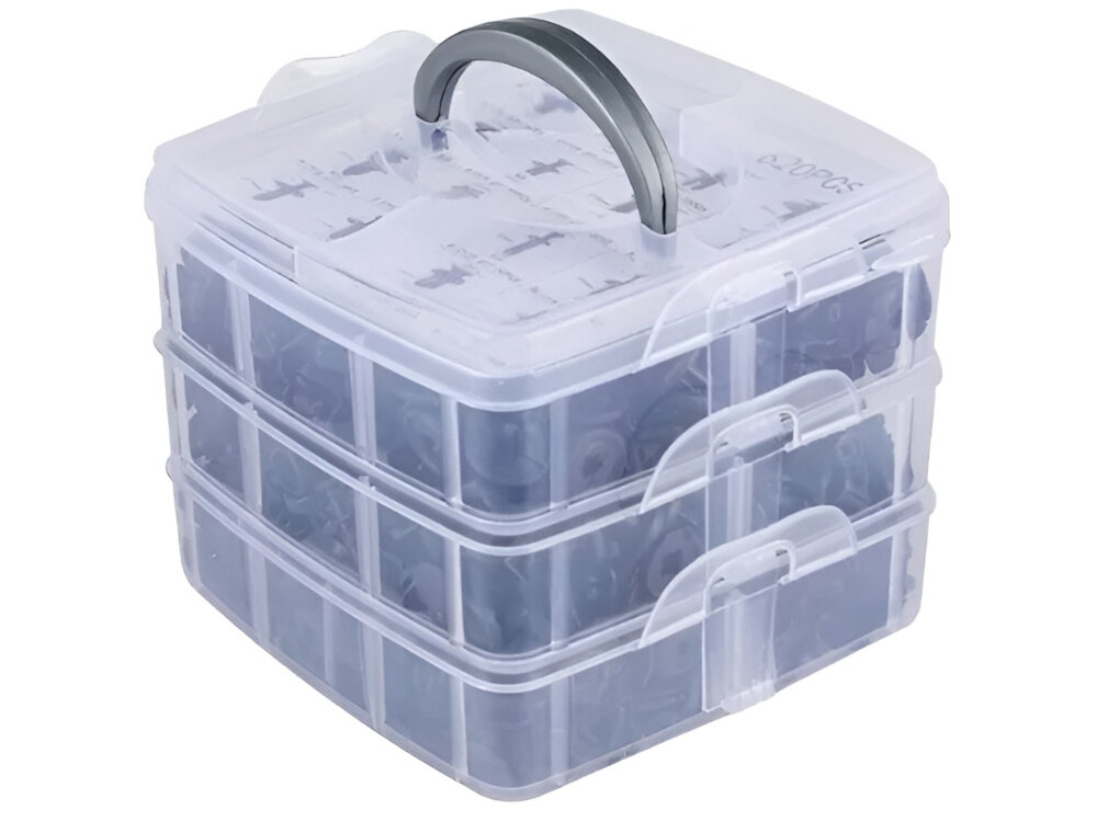 Zestaw spinek samochodowych EXTRALINK 27658 (625 szt.) skrzynka na białym tle solidna skrzynka z tworzywa sztucznego przegródki dopasowane do poszczególnych rodzajów spinek i klipsów przejrzysta organizacja ogranicza ryzyko pomyłek oraz zagubienia części