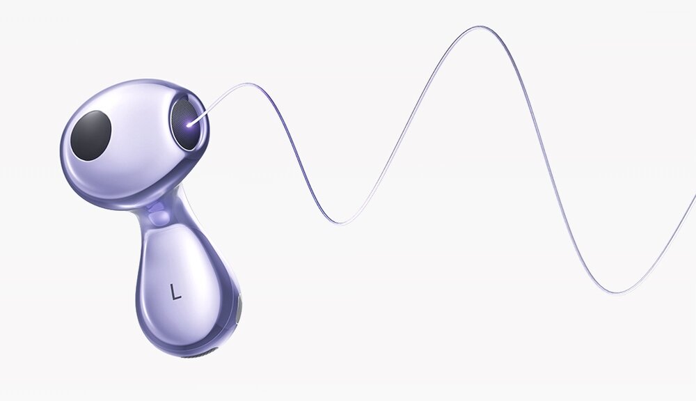 Słuchawki douszne HUAWEI FreeBuds 6 fala dźwiękowa