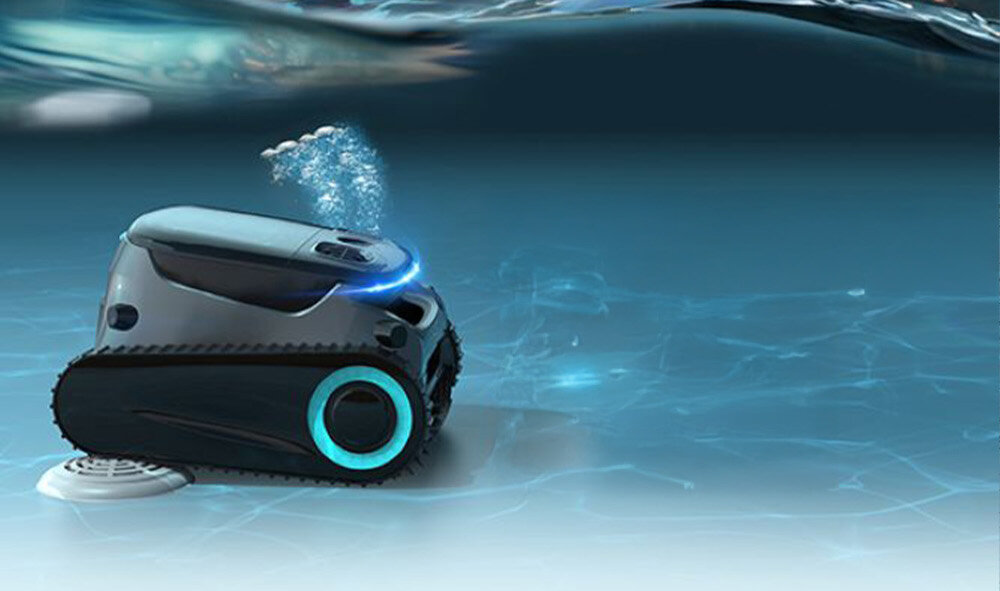 Robot do czyszczenia basenów AIPER Scuba S1 Pro robot zanurzony w wodzie basen czysty basen skuteczne usuwanie zabrudzeń zaawansowana technologia nawigacji czyszczenie dna i ścian