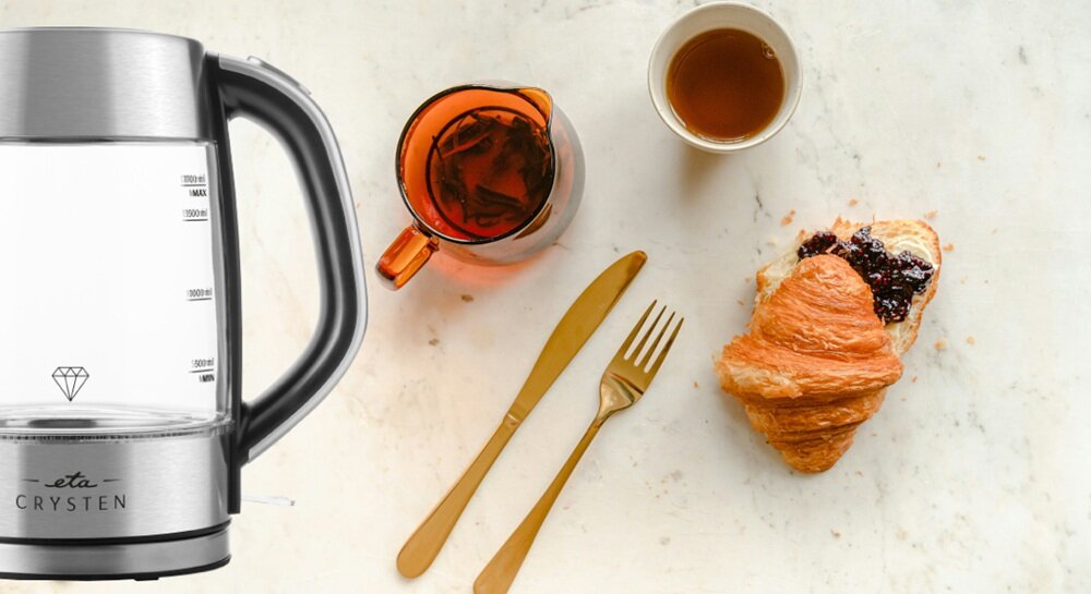 Czajnik ETA Crysten 4154 90000 podświetlana obudowa, pojemność 1.7 l, codzienny użytek