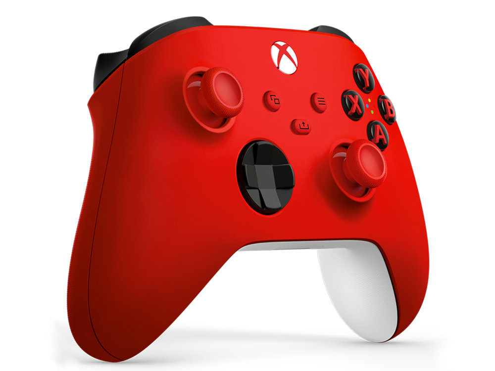 Kontroler MICROSOFT Xbox Programowalne przyciski aplikacji Akcesoria Xbox zmianę przypisanych funkcji - kontroler na białym tle pod kątem