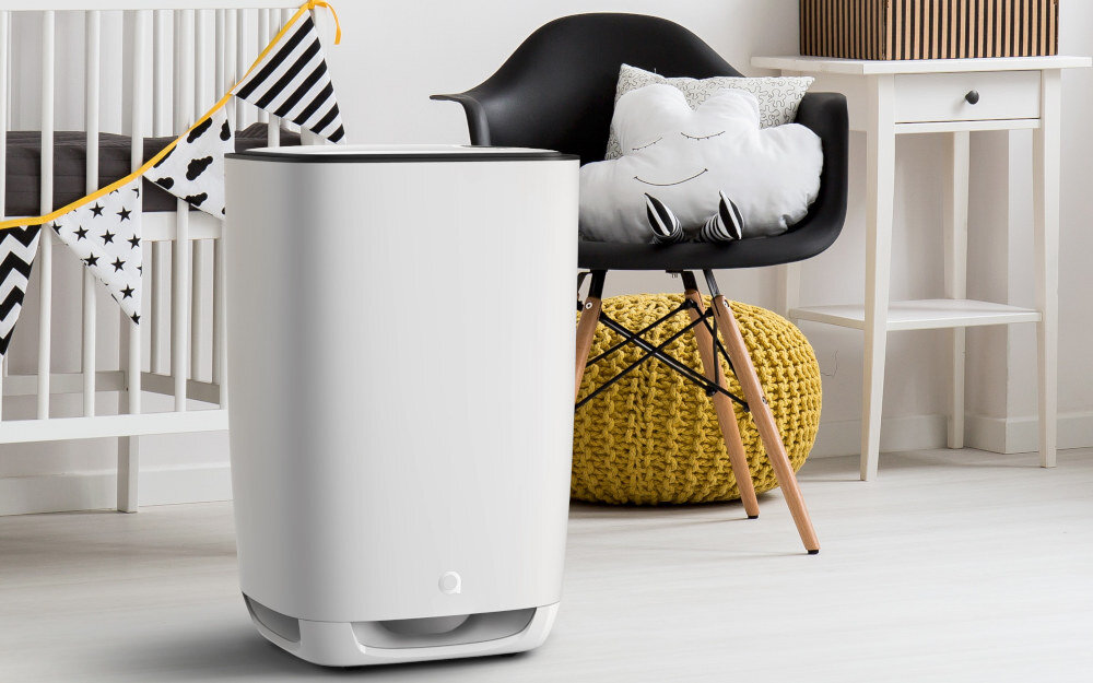 Oczyszczacz powietrza AERIS Aair 3-in-1 Pro szary latwe sterowanie smartfonem