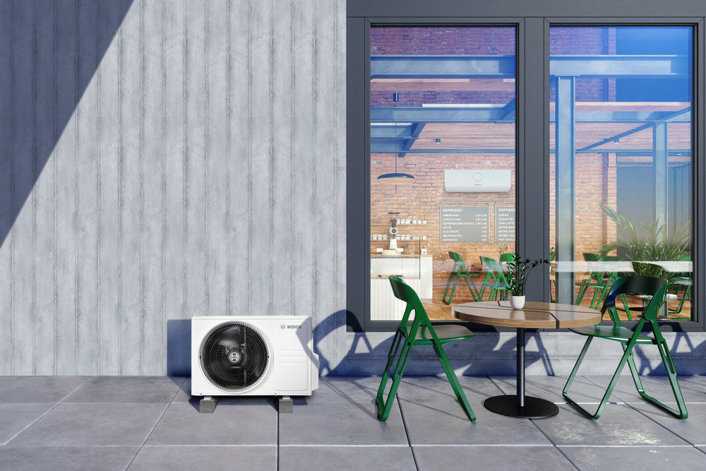 Klimatyzator Multi Split, Pompa ciepła powietrze - powietrze BOSCH Climate CL5000M 79/3E (3 pomieszczenia) Indywidualna kontrola temperatury dostosowanie potrzeby trzy jednostki wewnętrzne dostosowany indywidualnie