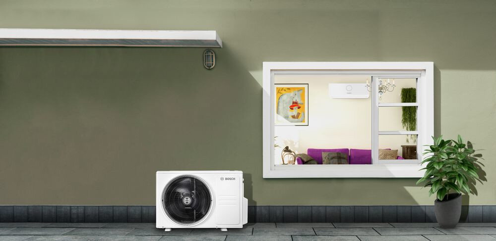 Klimatyzator Multi Split, Pompa ciepła powietrze - powietrze BOSCH Climate CL5000M 79/3E (3 pomieszczenia) Dostosowany do każdych warunków temperatura zakres podoga warunki