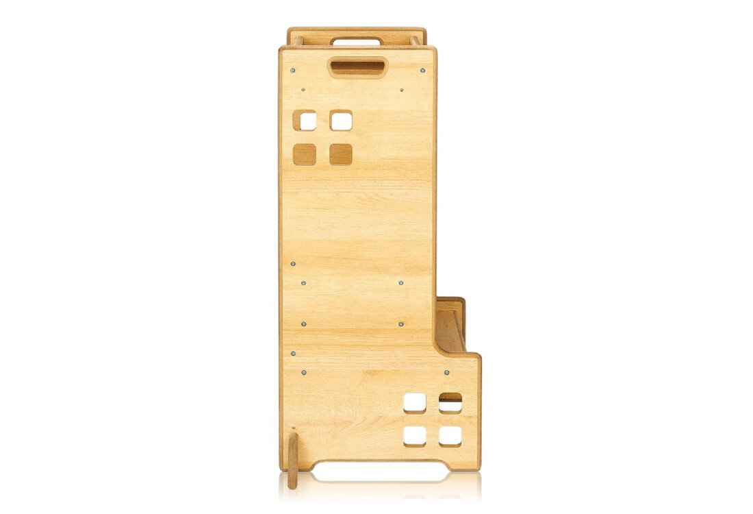 Pomocnik kuchenny LIONELO 2W1 Cass Natural Bezpieczne wchodzenie Wysunięty pierwszy stopień