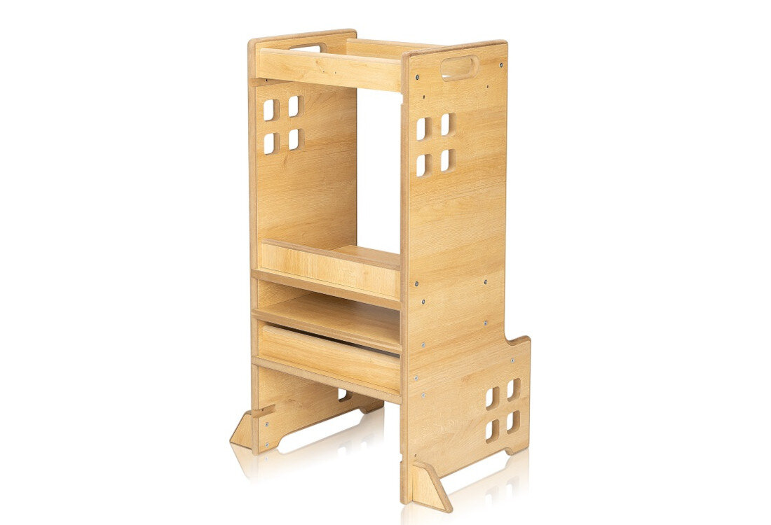 Pomocnik kuchenny LIONELO 2W1 Cass Natural Łatwe przenoszenie Specjalne uchwyty wygodne podnoszenie i przestawianie