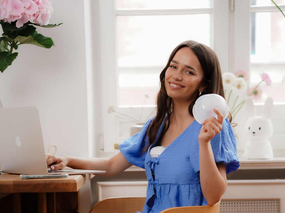 Laktator INNOGIO GIOmum Line Discreet Light GIO-359 Wszechstronne tryby pracy trzy tryby pracy  9-stopniowej regulacji DOPASOWANIE DZIAŁANIE POTRZEBY 