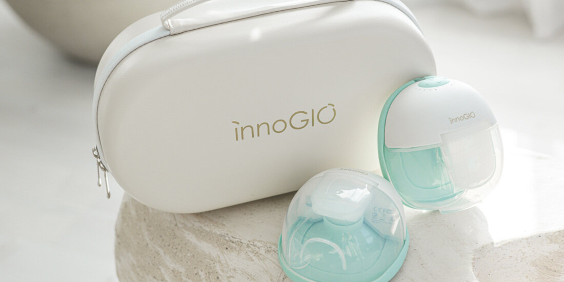 Laktator INNOGIO GIOmum Line Premium Warm GIO-361 Pełna kontrola mocy ssania i masażu Trzy tryby pracy stymulacja, masaż i ciepły kompres 9 poziomów regulacji precyzja dopasowanie ustawienia potrzeby preferencje komfort