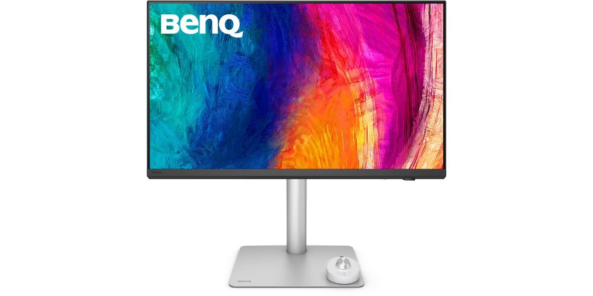 Monitor BENQ DesignVue PD2730S na białym tle.