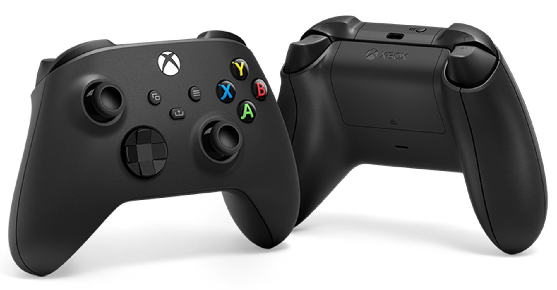 Kontroler MICROSOFT Xbox dwoma bateriami AA do 40 godzin - kontroler na białym tle