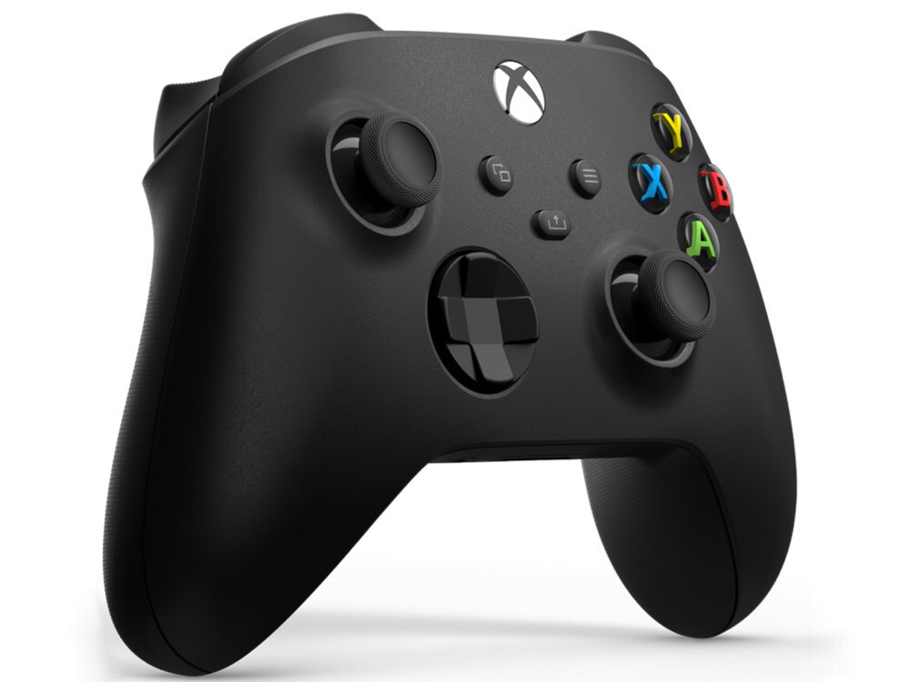 Kontroler MICROSOFT Xbox Programowalne przyciski aplikacji Akcesoria Xbox zmianę przypisanych funkcji - kontroler na białym tle pod kątem