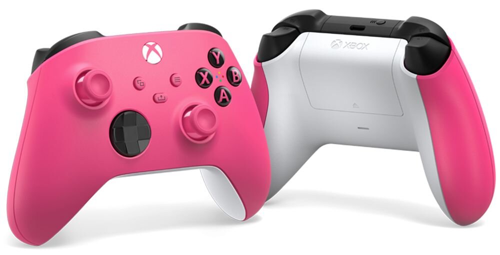 Kontroler MICROSOFT Xbox dwoma bateriami AA do 40 godzin - kontroler na białym tle