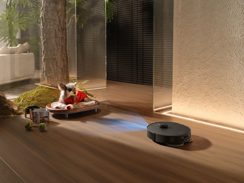 Robot sprzątający DREAME L40S Pro Ultra Czarny wizualizacja rozpoznawania przestrzeni dopasowywanie trybu pracy System Smart Dirt Detection 2.0 czyszczenie mopów