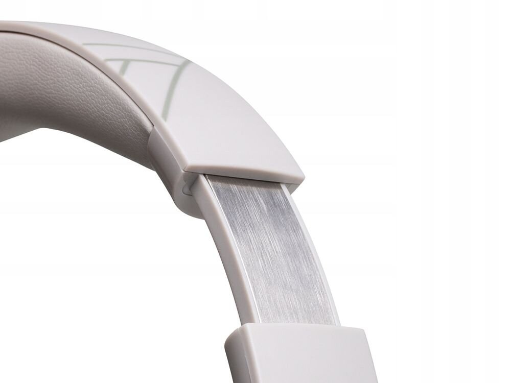 Słuchawki POWERLOCUS Orion 70 godzin pracy USB-C kabel AUX, kadr na słuchawki nauszne na białym tle