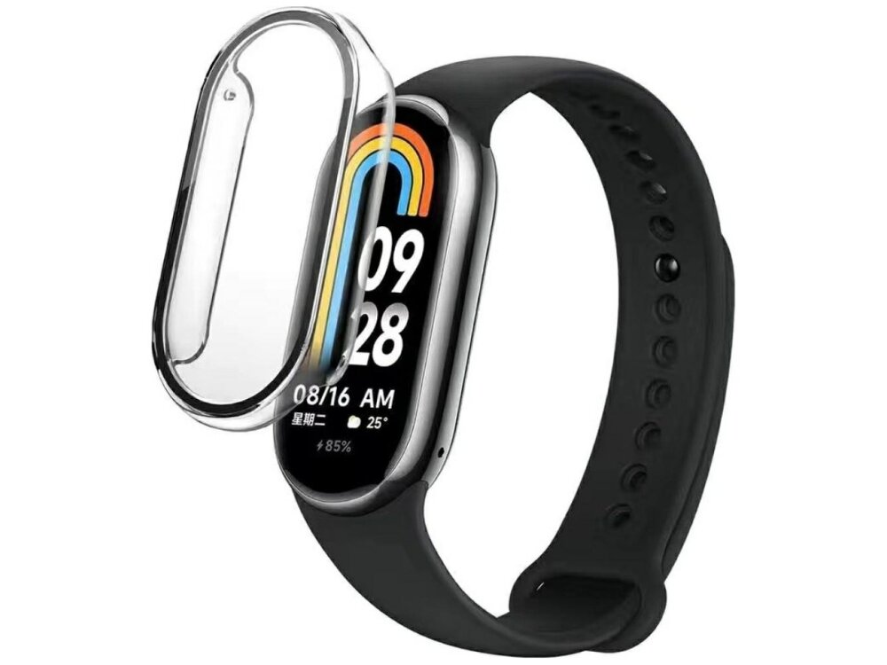 Etui Beline Mi Band 9
etui obok opaski kompaktowy kształt mi band elastyczna konstrukcja przezroczyste dopasowanie
