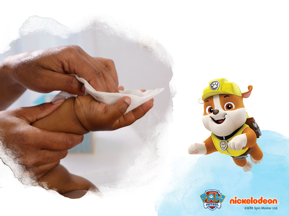 Chusteczki nawilżane PAMPERS Harmonie Aqua Psi Patrol (432 szt.) najważniejsze cechy