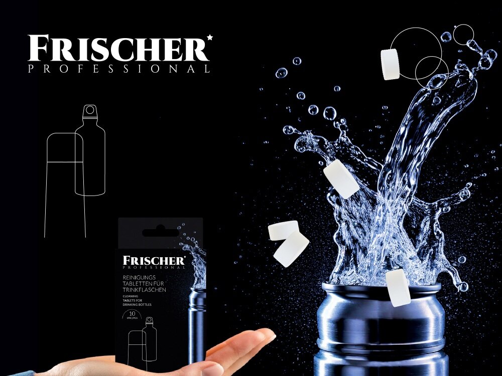 Tabletki czyszczące do butelek FRISCHER 10FR00229 (10 sztuk) kv początek opisu