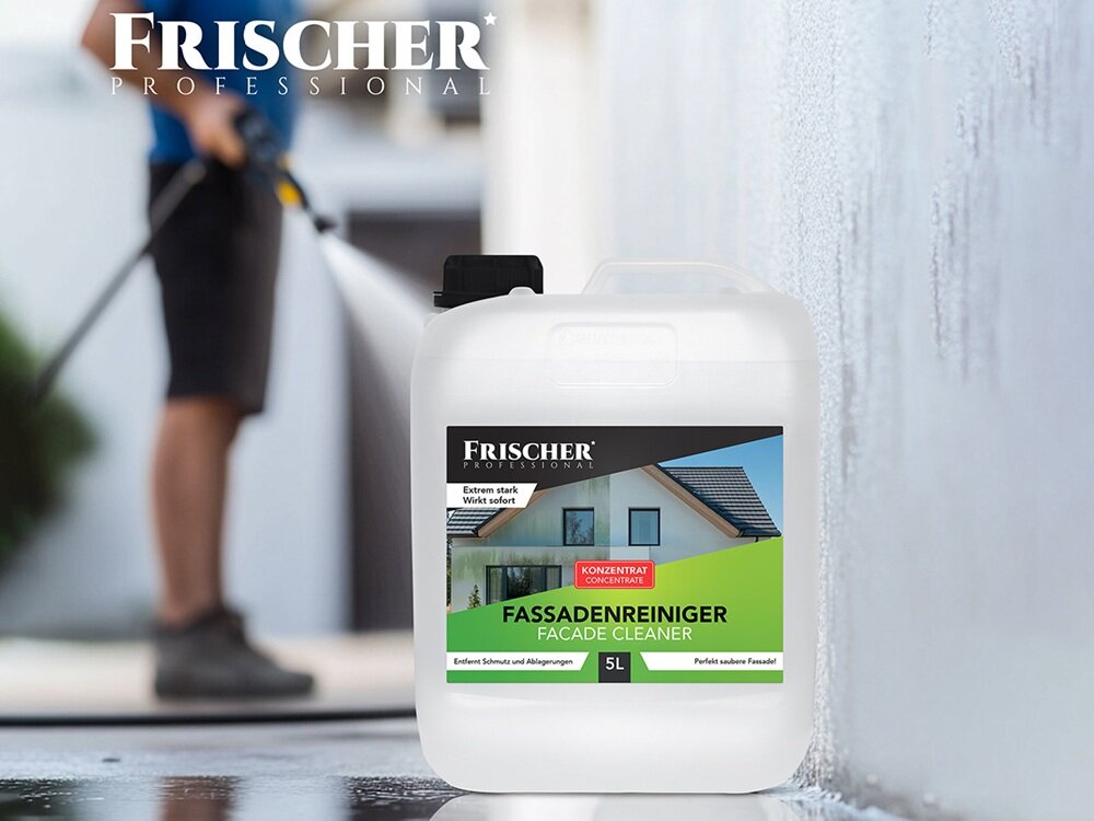 Płyn do czyszczenia elewacji FRISCHER Professional 5 l kv początek opisu