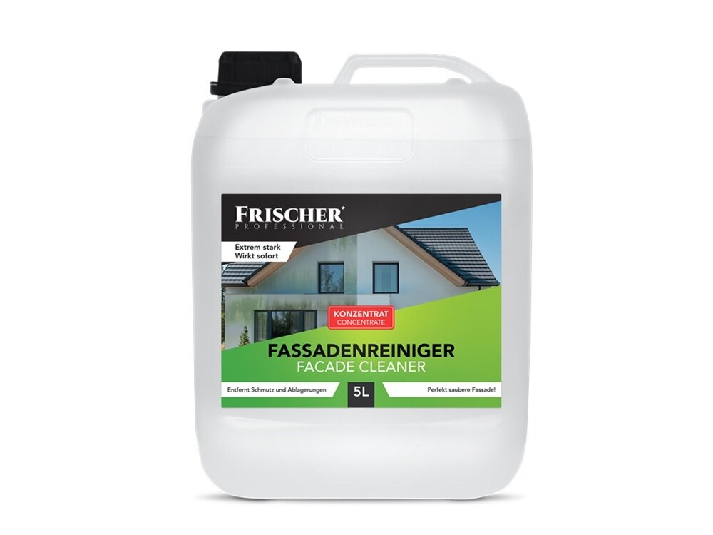 Płyn do czyszczenia elewacji FRISCHER Professional 5 l koncentrat, wydajność, czyszczenie