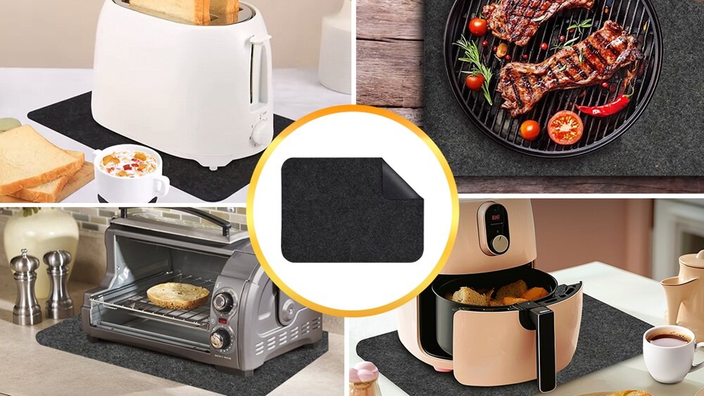 Mata ochronna pod Air Fryer EXTRALINK 60 x 45 cm wszechstronne zastosowanie, do różnych urządzeń
