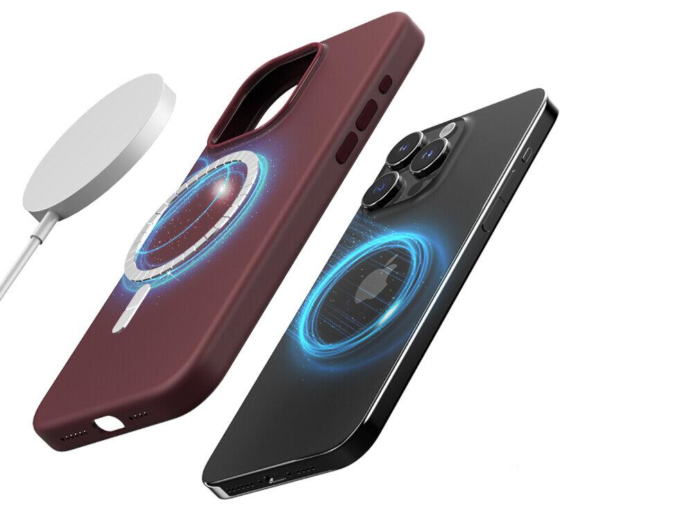 Etui ARAREE Typoskin M wbudowany magnes neodymowy akcesoriów MagSafe cienkiego profilu zgodność z ładowaniem bezprzewodowym - magnesy magsafe