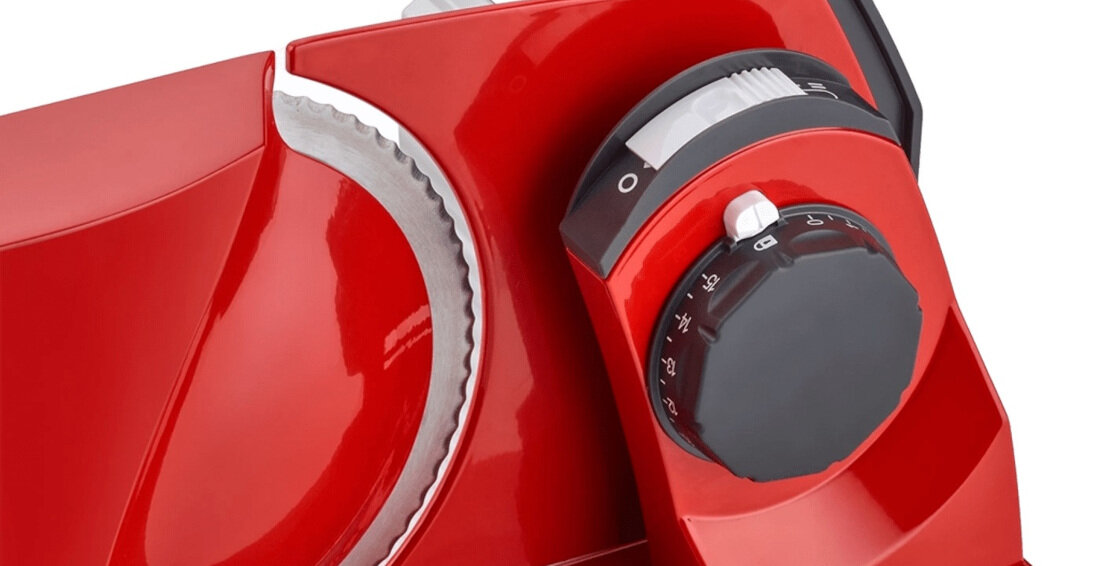 Krajalnica GRAEF MYtiny Twin Czerwony Regulacja grubości plasterków zakres plasterki praktyczne rozwiązanie kontrola efekt dostosowanie preferencje