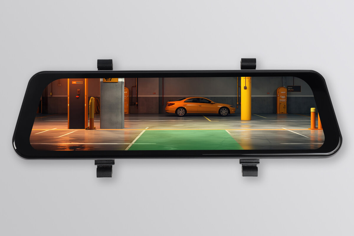 Wideorejestrator Prido X8 funkcja kamery cofania Moduł kamery tylnej okablowanie podłączenie go do światła cofania biegu wstecznego kamery tylnej linie cofania lub parkowania tyłem - kamera cofania