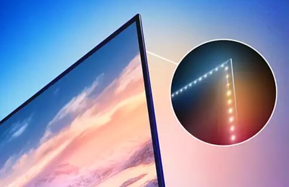 Telewizor PHILIPS 32PFS6900 Ambilight podświetlenie LED efekt aureoli światła seanse filmowe, kadr telewizora z funkcją Ambilight