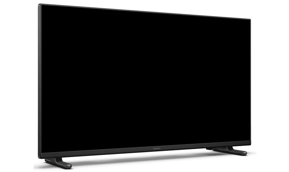 Telewizor PHILIPS 32PFS6900 Vocal Boost wzmocnienie dialogów wyraźna mowa, telewizor po skosie na białym tle