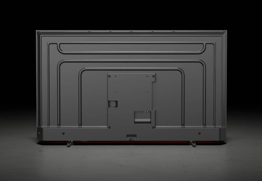 PHILIPS 55PUS7810 cienką ramkę, elegancką podstawę i obraz QLED system Titan OS pilot został wykonany z materiałów z recyklingu opakowanie z certyfikatem FSC - tył telewizora