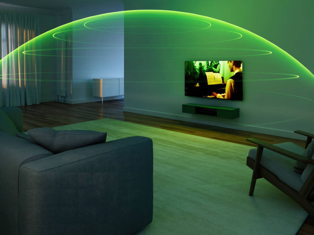 PHILIPS 50PUS8560 rozdzielczość 4K z 8 milionami pikseli Pixel Precise Ultra HD - porównanie odświeżania, na obrazku motocykl