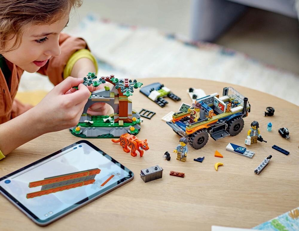 LEGO 60426 City Terenówka badacza dżungli umiejętności