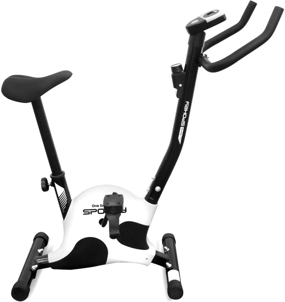 Rower mechaniczny SPOKEY Onego Czarno-biały front