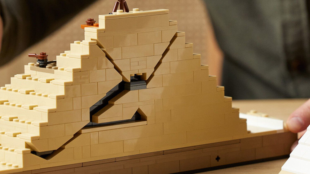 LEGO Architecture Piramida Cheopsa - przekrój