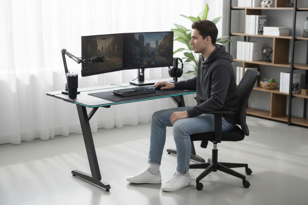 Biurko MAD DOG GD200K Czarny