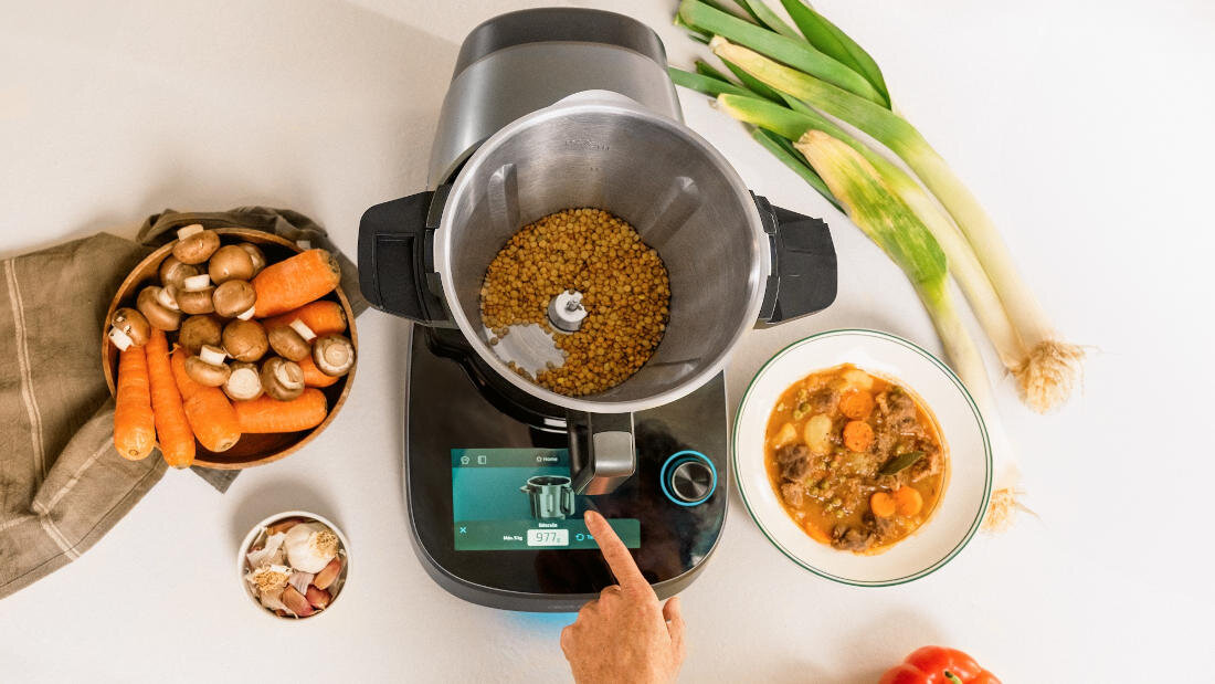 Wielofunkcyjny robot kuchenny CECOTEC Mambo CooKing Unique 7-calowy ekran dotykowy książka kucharska Jedno dotknięcie system Autocleaning mycie