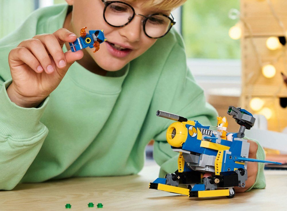 LEGO 77002 Sonic the Hedgehog Cyclone kontra Metal Sonic zabawa modelem