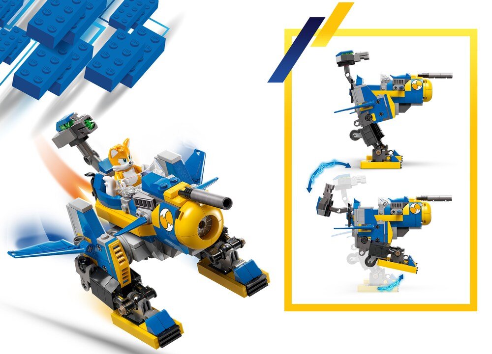 LEGO 77002 Sonic the Hedgehog Cyclone kontra Metal Sonic przebudowa zestawu