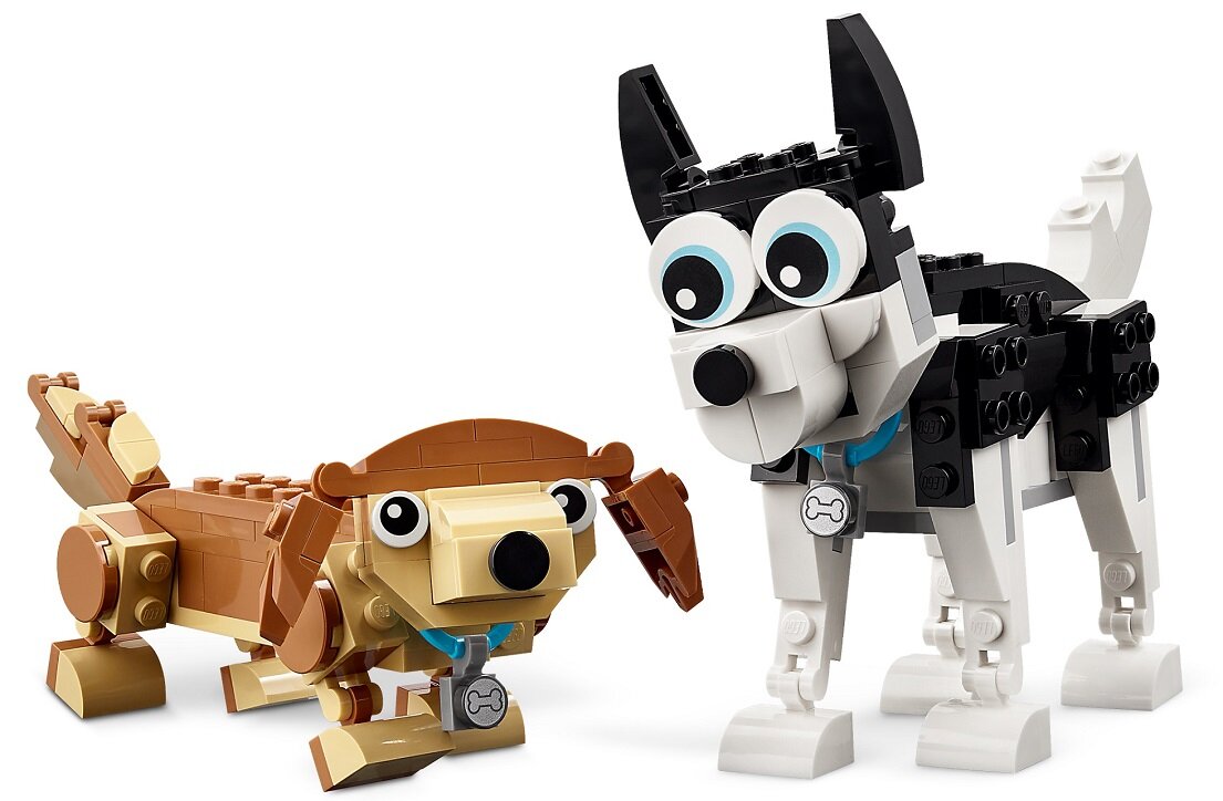 LEGO CREATOR Urocze psiaki 31137 dziecko kreatywność zabawa nauka rozwój klocki figurki minifigurki jakość tradycja konstrukcja nauka wyobraźnia role jakość bezpieczeństwo wyobraźnia budowanie pasja hobby funkcje instrukcja aplikacja LEGO Builder Psie przygody