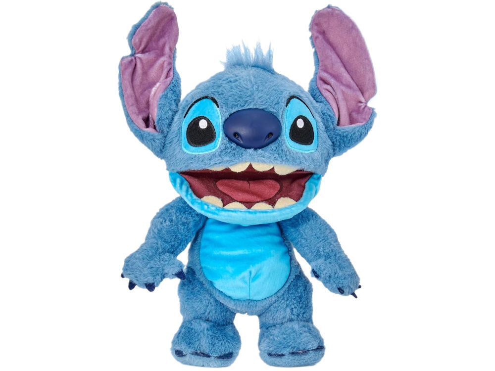 Maskotka WOW Disney Stitch Chatty DIS-1025-01 z otwartymi ustami kompaktowy rozmiar interaktywne funkcje zaskakujący design
