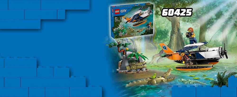 LEGO<sup>®</sup> City Wodolot badaczki dżungli (60425)