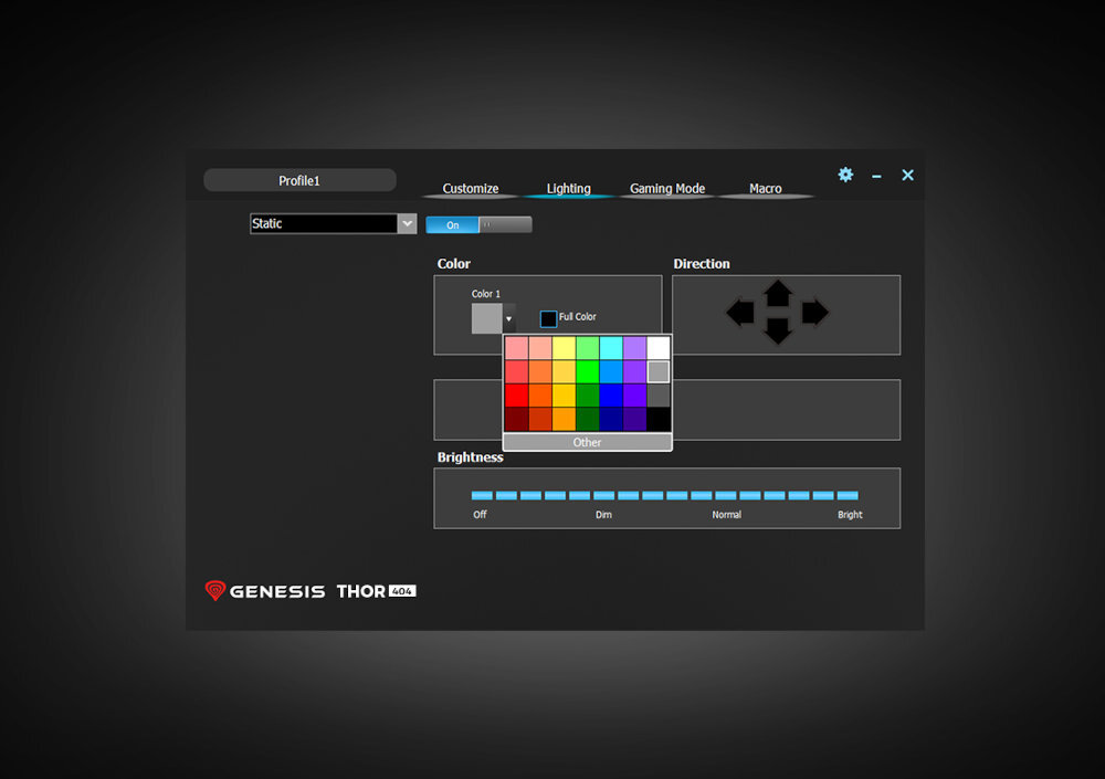 GENESIS Thor 404 funkcji N-Key Rollover dedykowanym oprogramowaniem 18 efektów podświetlenia RGB, twórz złożone makra, zapisuj profile wbudowanej pamięci