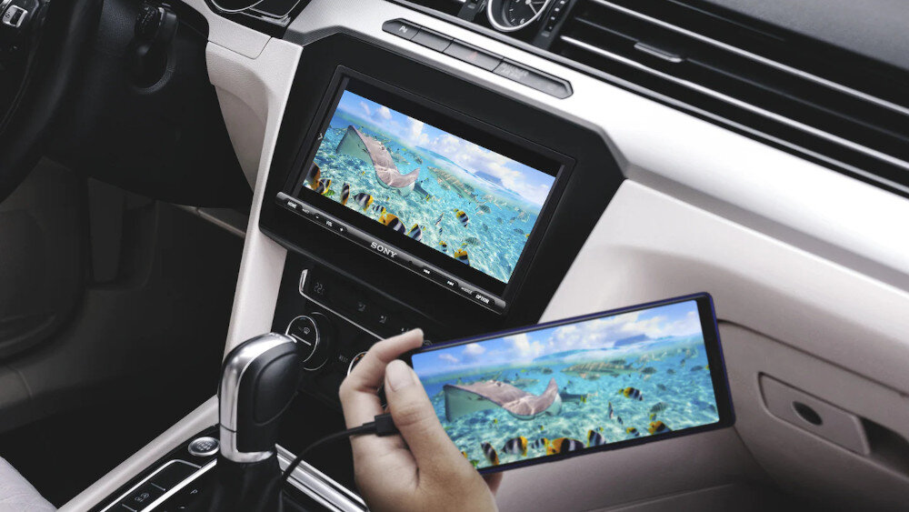 Radio samochodowe SONY XAV-AX3250  - funkcjonalność