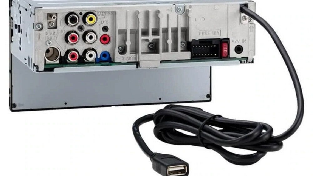 Radio samochodowe SONY XAV-AX3250  - złącza