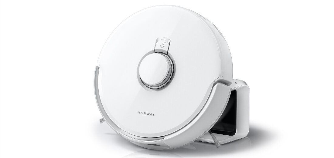 Robot sprzątający NARWAL Freo X Plus wygląd design tło prezentacja wizualizacja czystość bez wysiłku